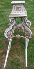 antique french processional stand